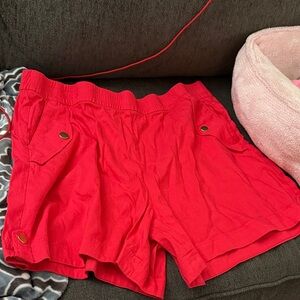 INC International Concepts Red Lounge Shorts